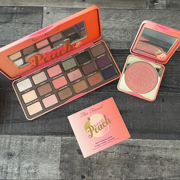 Too Faced Other - Too Faced Peach 🍑 Palette and Blush 🍑 EUC